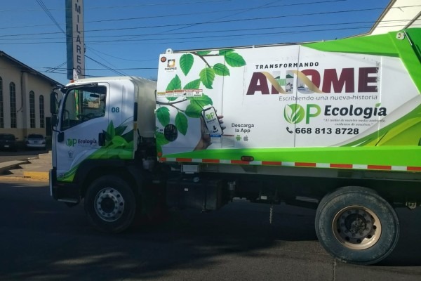 OP Ecología asegura que este martes quedará normalizado el servicio de recolección de basura en Ahome