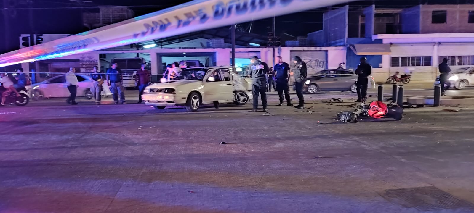 Ya eran seguidos por la policía, motociclista que murieron en choque en la Gabriel Leyva en Mazatlán
