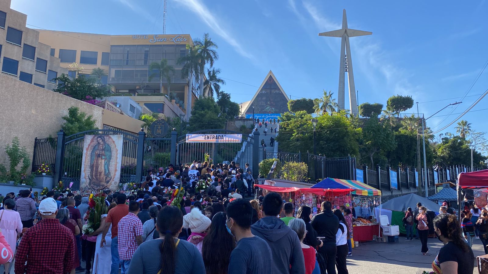 Celebran Día de la Virgen de Guadalupe en ‘La Lomita’, en Culiacán