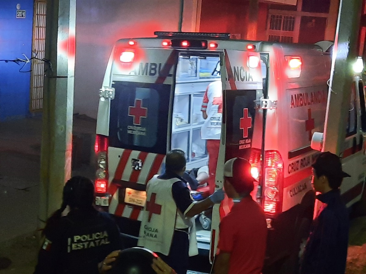 Lesionan a cachazos y de un balazo a un hombre en el sector Barrancos, en Culiacán