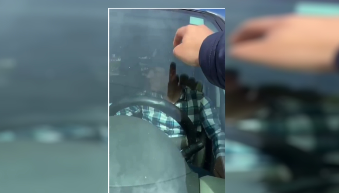 Video| ‘Ya amaneció’: Conductor se queda dormido al volante y casi provoca un accidente, en Los Mochis
