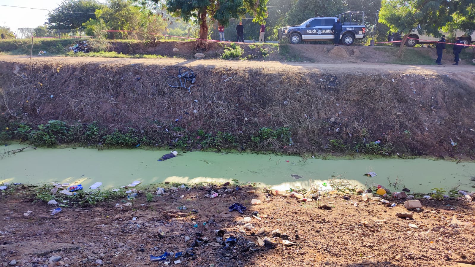Sin vida fue localizado un hombre dentro de un dren en el ejido 5 de Mayo, Ahome