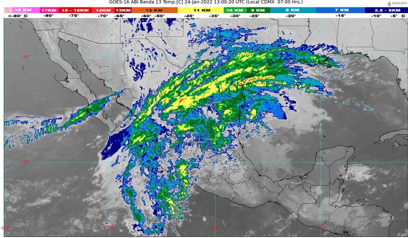 Cuarta Ola Invernal dejará fuerte frío en el norte del país; la sierra de Sinaloa bajara entre 0 y 5 grados