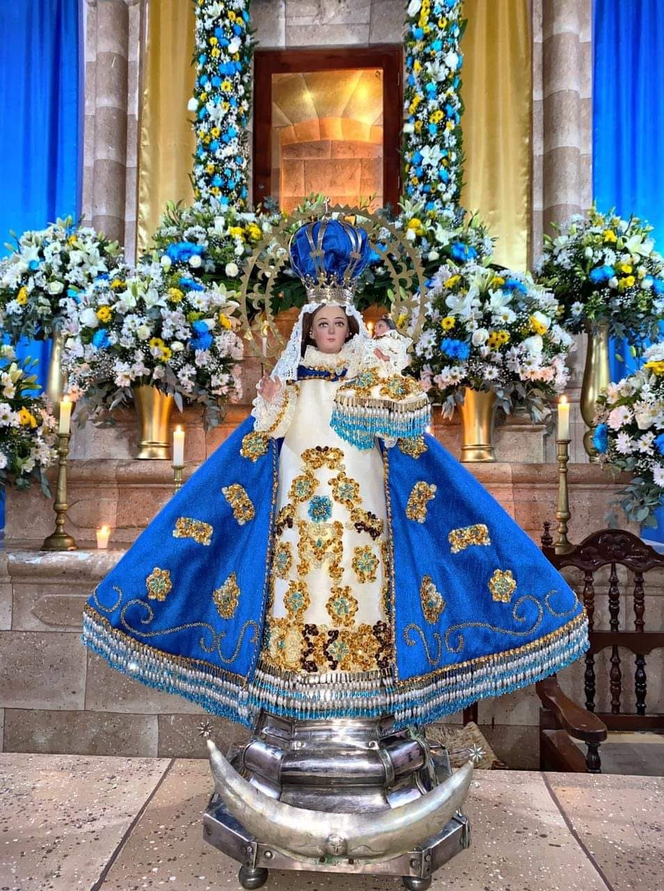 Cumple pueblo rosarense 320 años de venerar a la Virgen de la Candelaria en Matatán