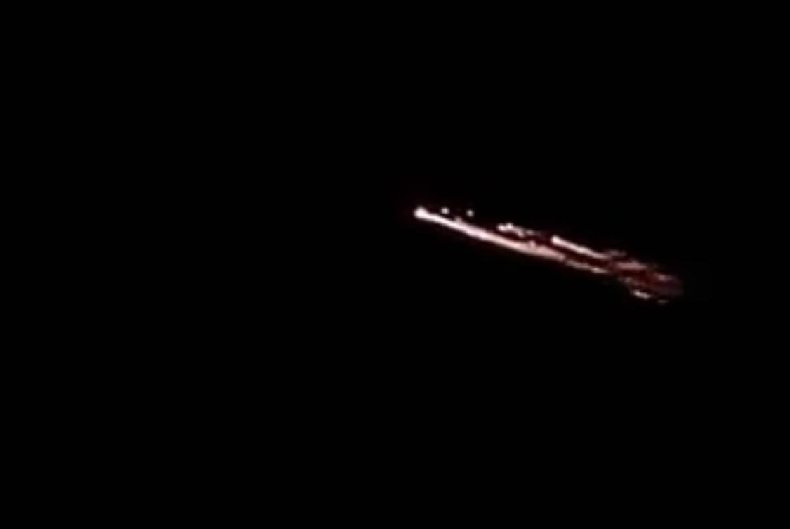 Restos del cohete Falcon 9, las luces que se vieron surcar  el cielo en Sinaloa