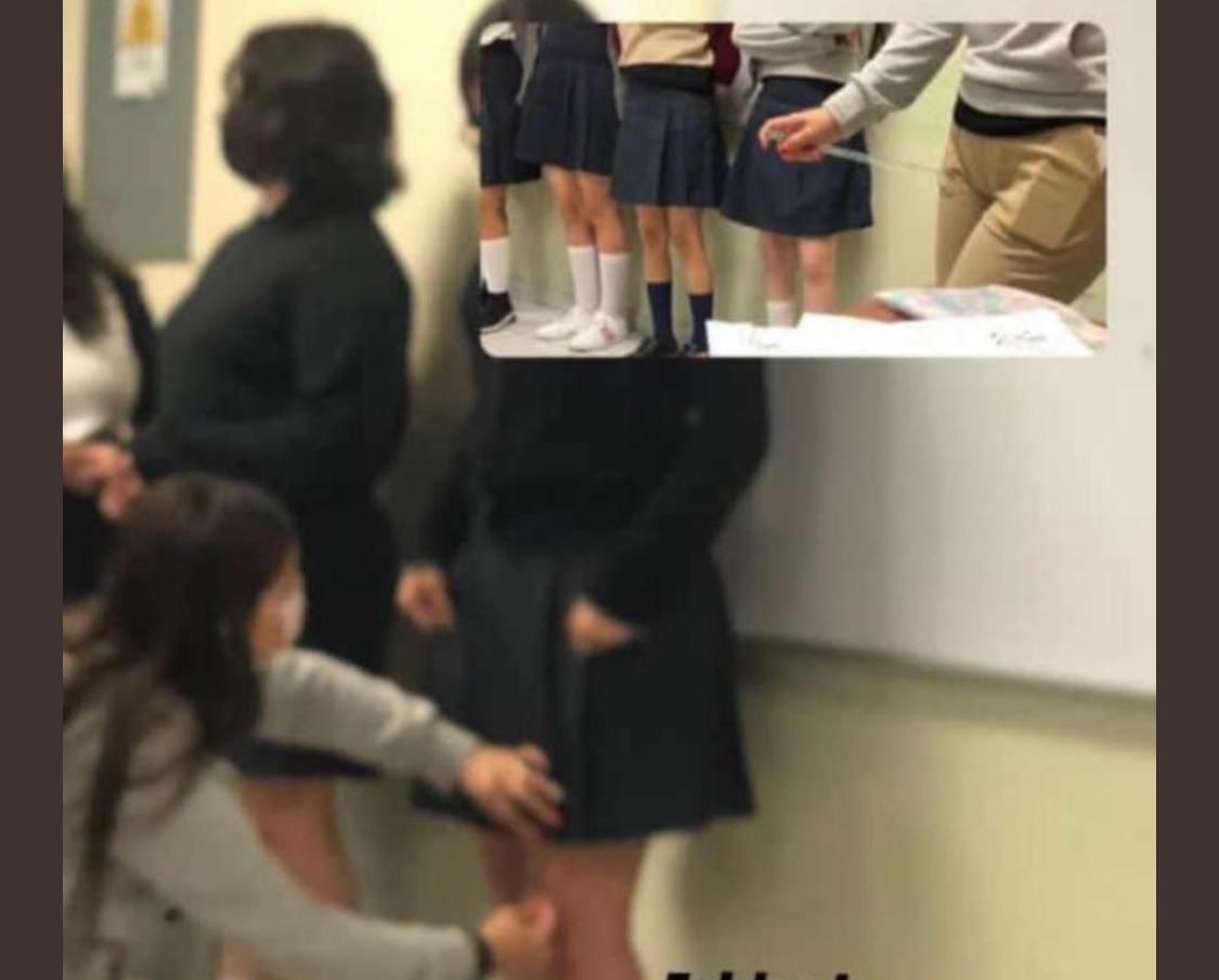 Les midieron las faldas y checaron si traían short, denuncian alumnas de la prepa Sandino