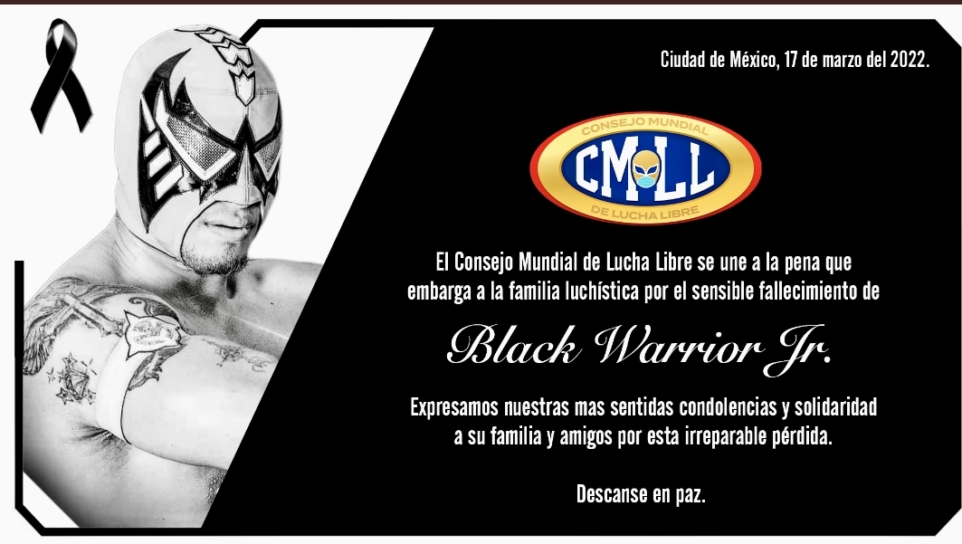 Muere el luchador Black Warrior Jr