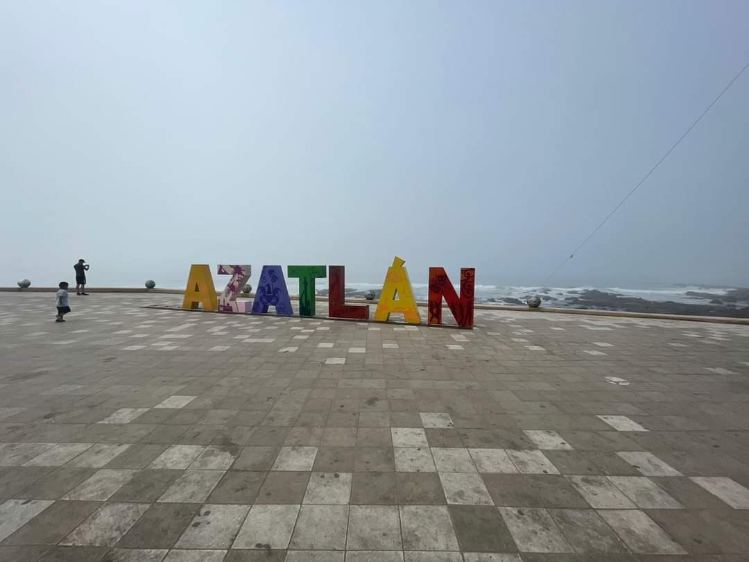 Incompleto el parador fotográfico de Mazatlán, la ‘M’ quedó a resguardo de la policía