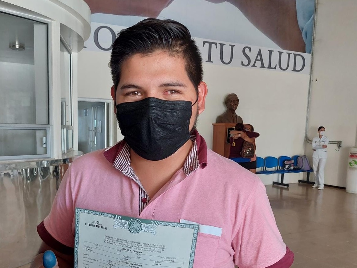 Se casan, Ana Priscila e Iván en el Hospital General de Los Mochis tras perder a su bebé de un balazo