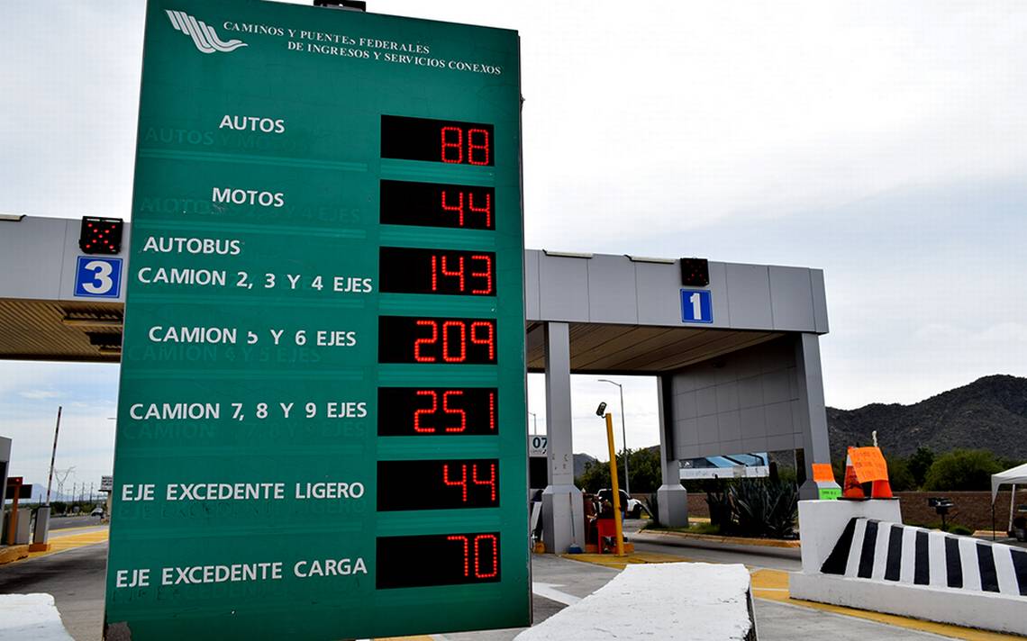 Incremento en casetas de peaje es necesario para arreglar carreteras: Obras Públicas