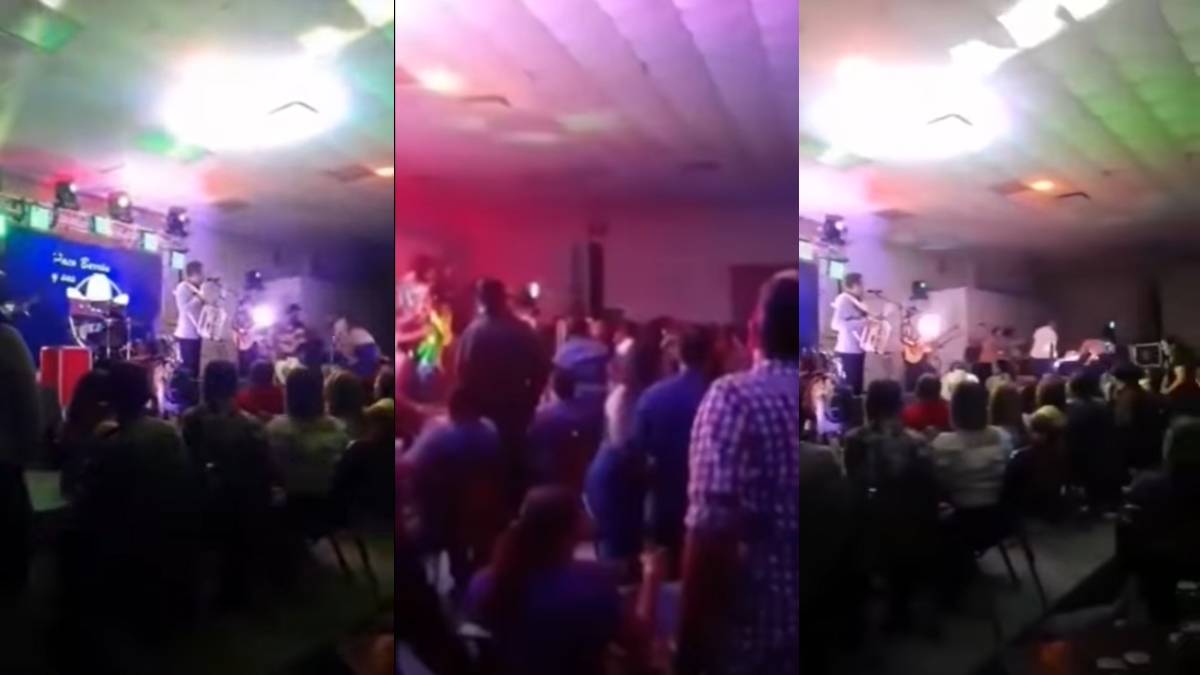 Subió al escenario a recibir unas flores y fue atacada con arma blanca en hechos registrados en NL (video)