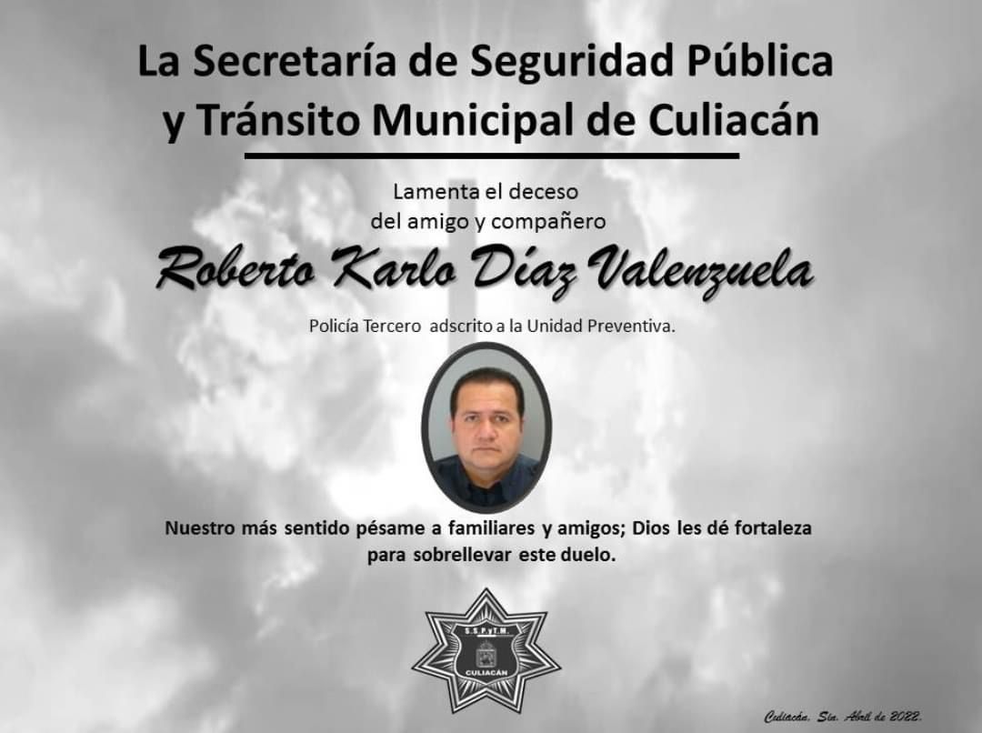 Tenía 15 años en la corporación el policía Roberto Karlo, asesinado en balacera en bar de Culiacán