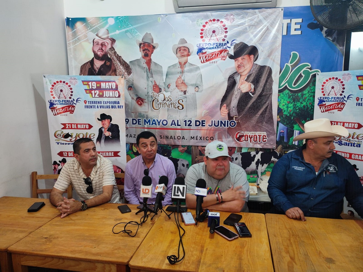 Vuelve la Expo-Feria Ganadera Mazatlán con El Coyote, El Fantasma y Los Dos Carnales
