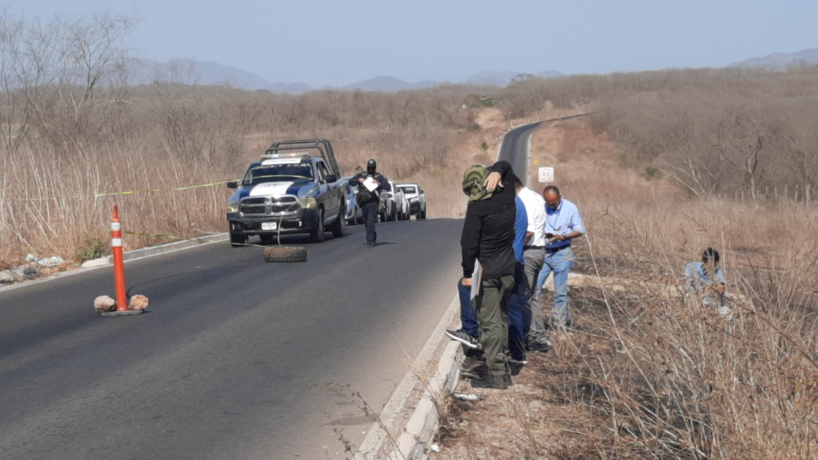 Ejecutado a balazos encuentran a un joven sobre la carretera a La Pitayita en Culiacán