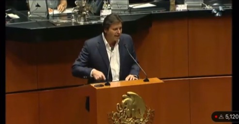 (Video) Senador Mario Zamora, defiende a Lilly Téllez y reta a Fernández Noroña a golpes