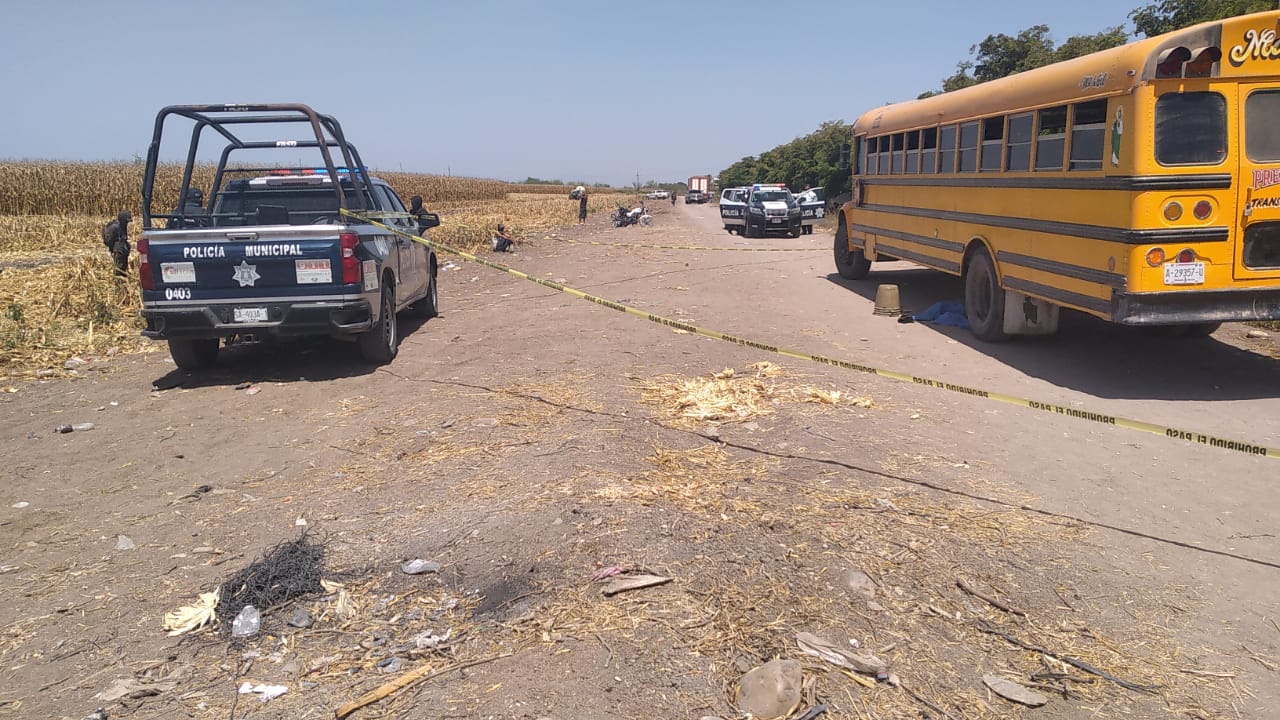 Muere jornalero aplastado por camión en un campo agrícola de Culiacán