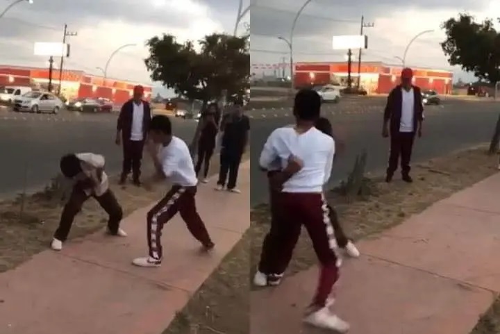 Con patada, joven deja a adolescente en coma durante pleito en secundaria en Tepic (fuerte video)