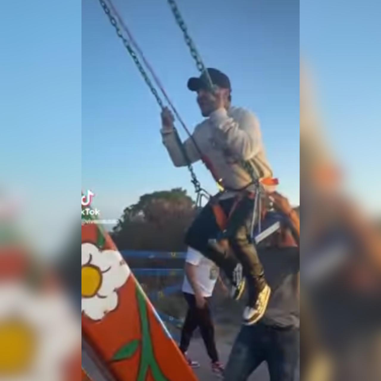 Christian Nodal visita Surutato y disfruta de sus atractivos
