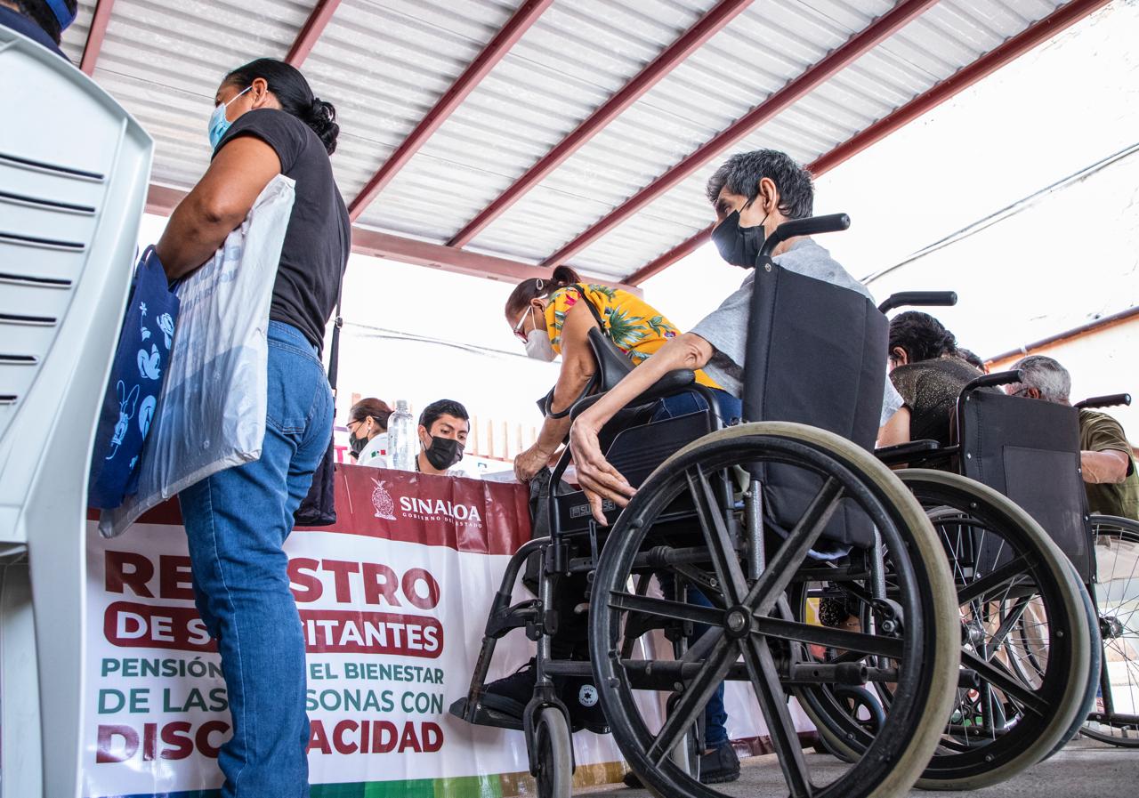 Hay una lista de espera de 500 sinaloenses para incorporarlos al programa de pensiones para personas con discapacidad