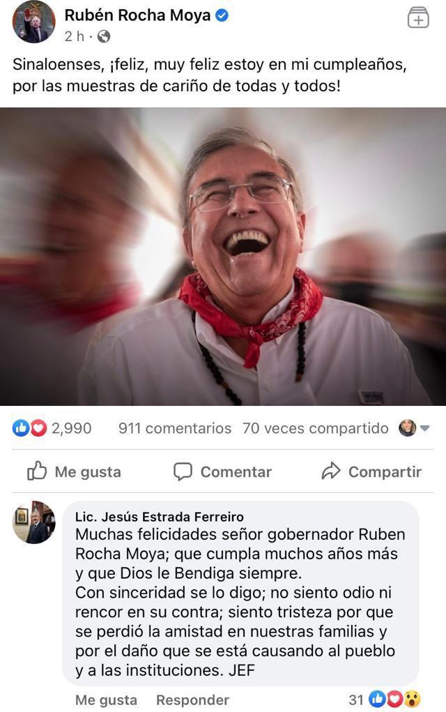“Felicidades, no lo odio ni tengo rencor”: el mensaje de cumpleaños de Ferreiro a Rocha