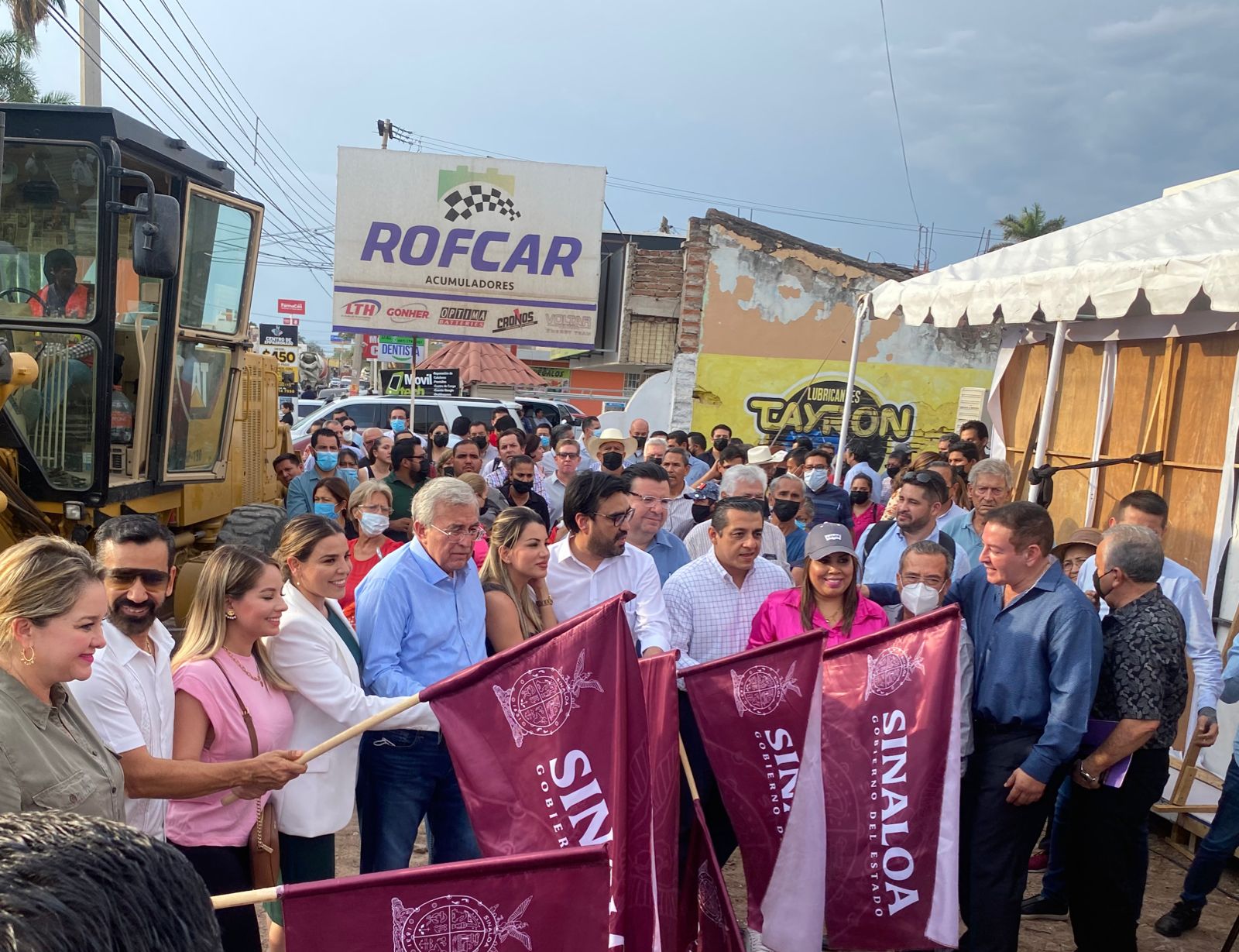 Rocha encabeza banderazo de remodelación de Avenida Álvaro Obregón