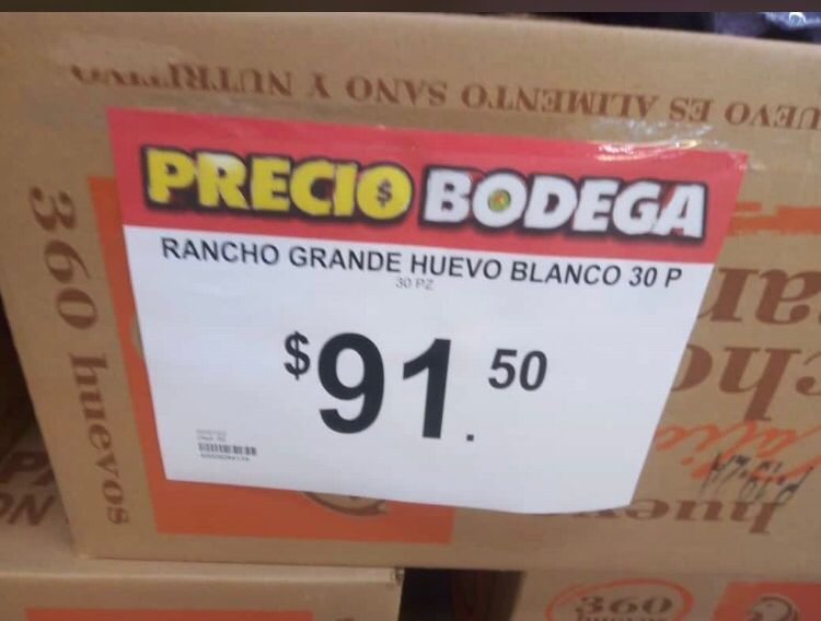 ¡Le salen alas al huevo! Denuncian que la cartera cuesta arriba de los 90 pesos