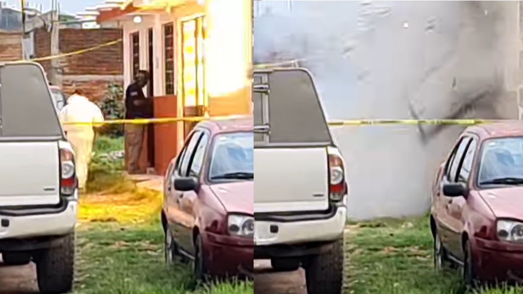 Video: Estalla artefacto explosivo durante peritaje en escena del crimen, mientras se transmitía en vivo