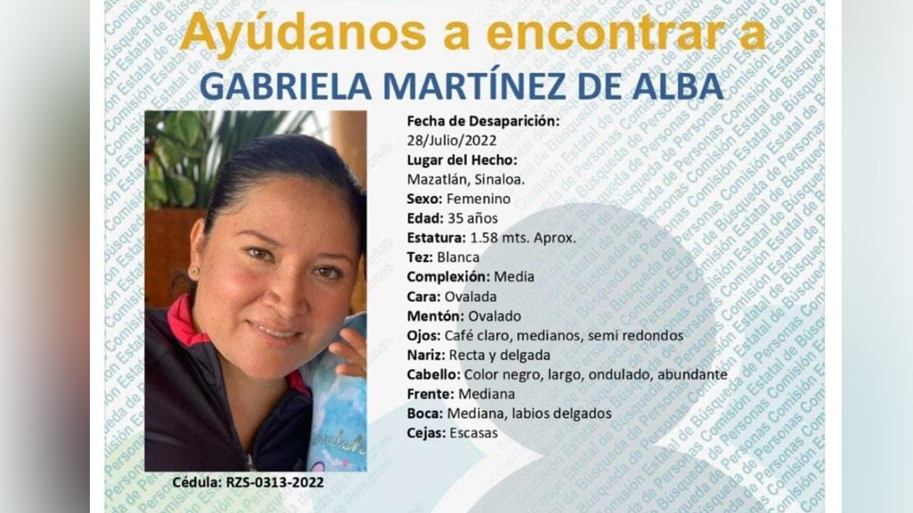 Privan de su libertad a enfermera militar en Mazatlán; familiares buscan a Gabriela Martínez