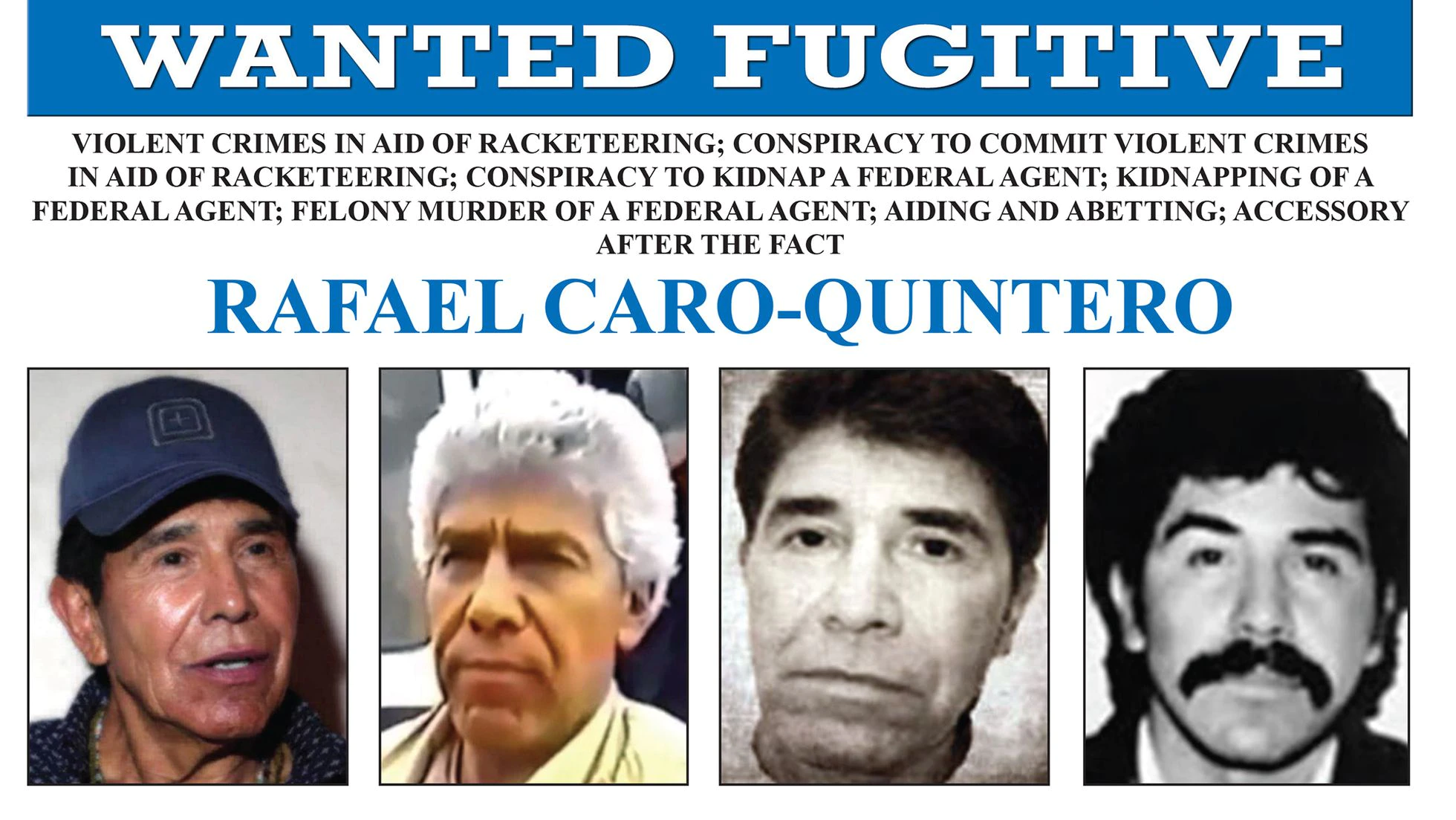 Reportan detención de ‘El Narco de Narcos’, Rafael Caro Quintero en México