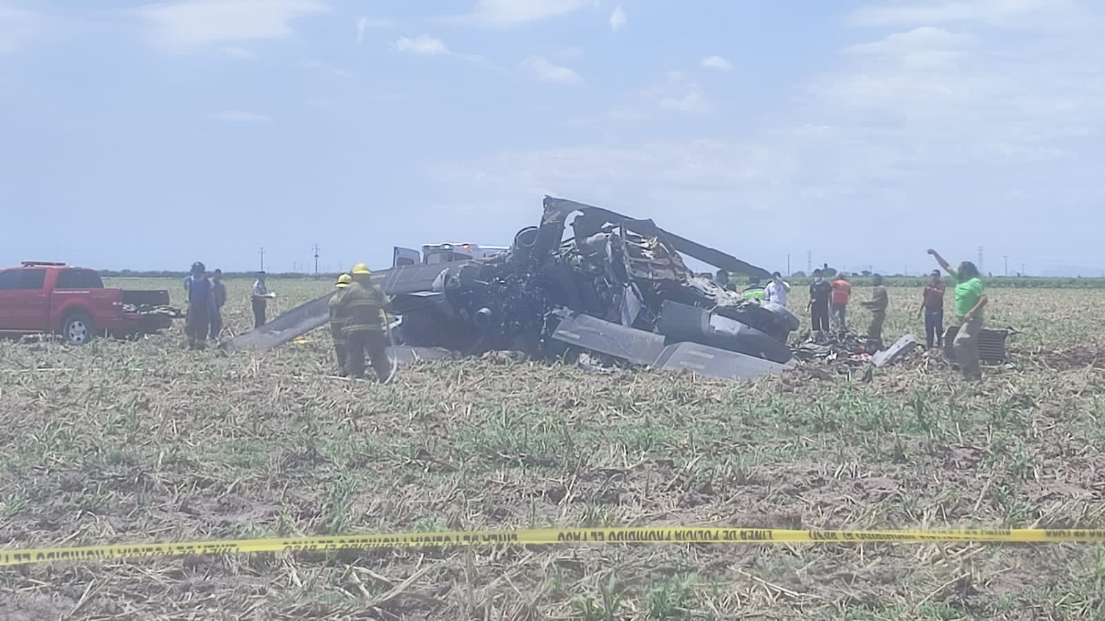(VIDEO) Se desploma helicóptero de la Marina en Topolobampo, en Ahome