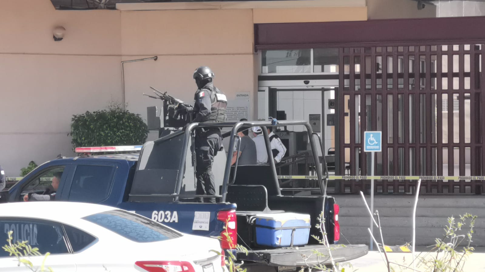 Amenaza de bomba | Es un edificio controlado con ciertos protocolos para entrar: SSPE; no han hallado nada
