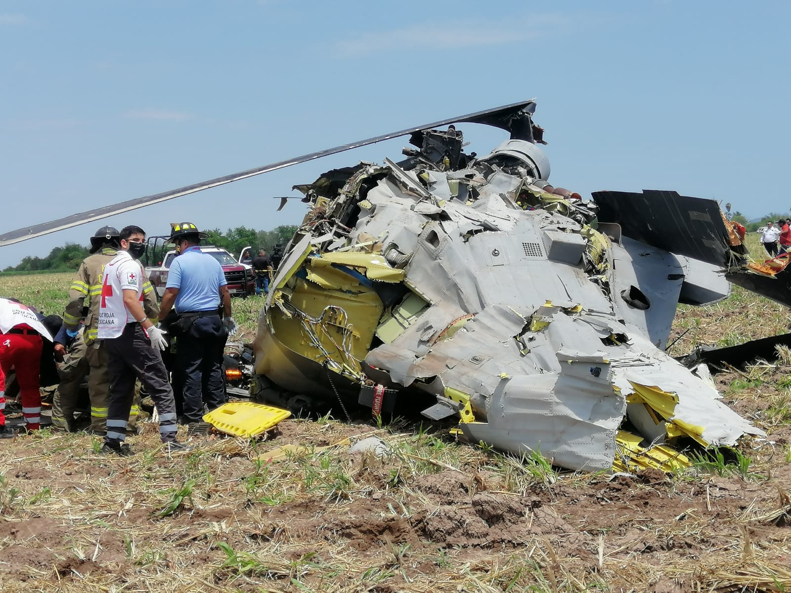 Helicóptero que se desplomó en Los Mochis participó en operativo de detención de Caro Quintero