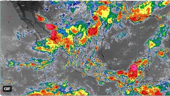 Se mantiene el pronóstico de lluvias intensas para las próximas 24 horas: SMN