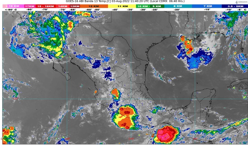 ¡Queríamos lluvias! Precipitaciones de 50 a 75 milímetros se pronostican este día para algunas zonas de Sinaloa