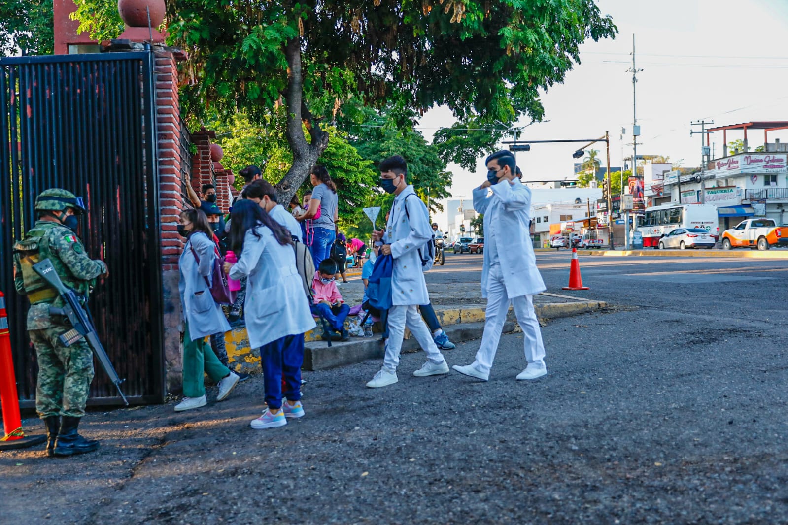 ¡Sin filas! Gran agilidad en vacunación de menores de 5 a 11 años en la Novena Zona Militar en Culiacán