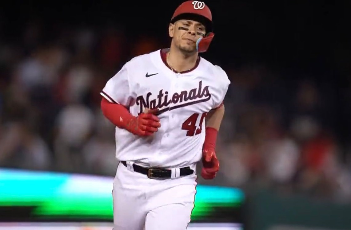 Joey Meneses tiene un debut de ensueño en las Grandes Ligas; conectó su primer home run