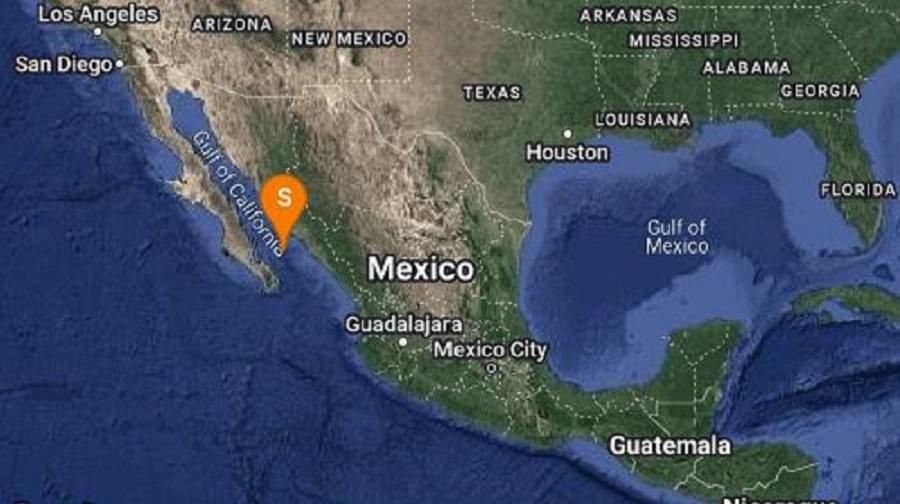 Se registra sismo de 4.5 frente a las costas de Guasave, Sinaloa
