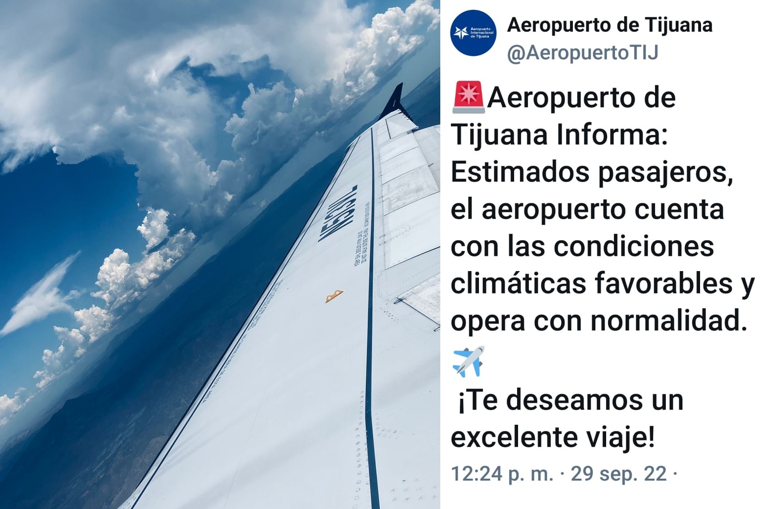 Tras 18 horas varados en el aeropuerto de Los Mochis, por fin, decenas de pasajeros pudieron volar a Tijuana