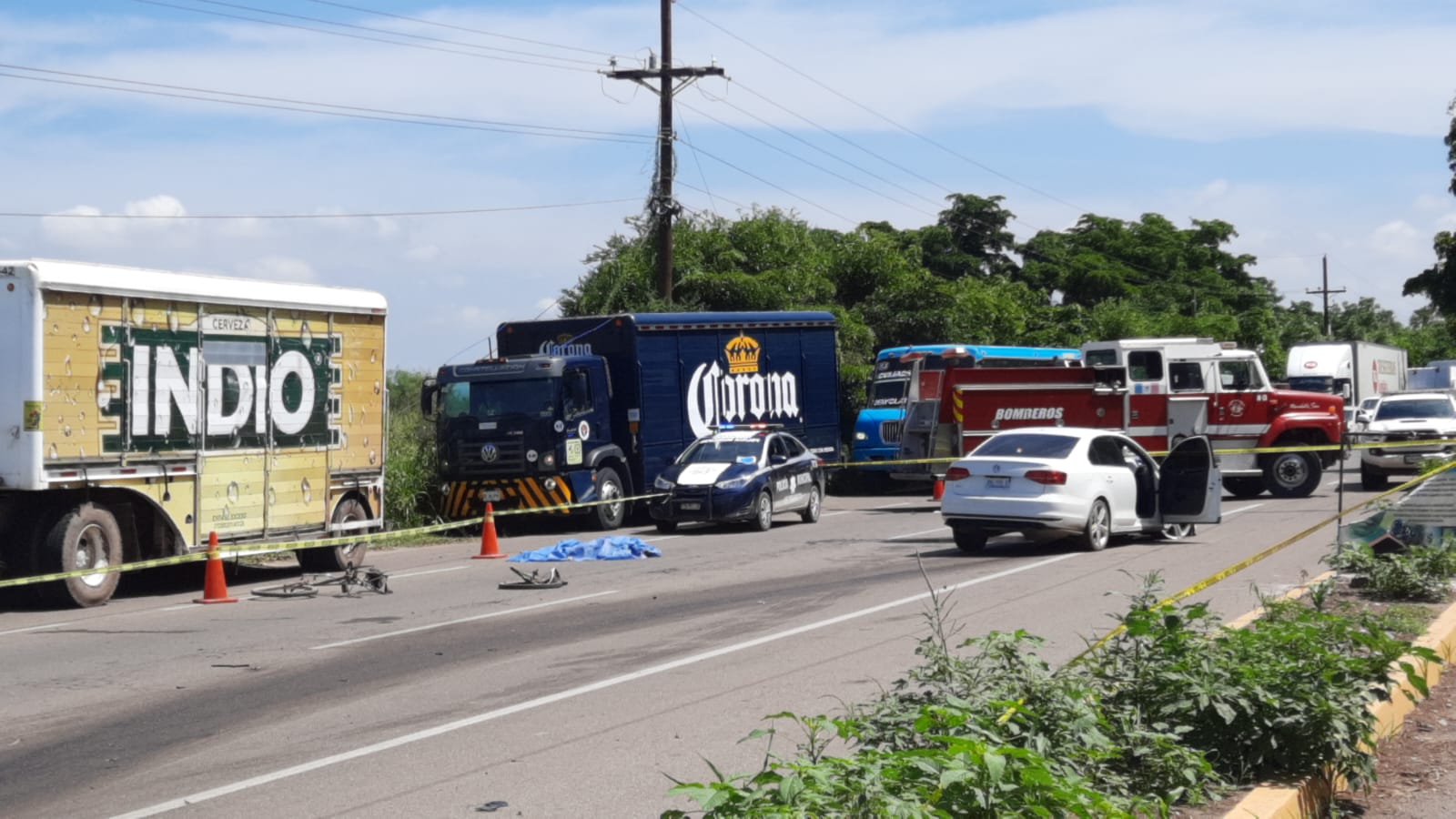 Muere hombre atropellado en Navolato