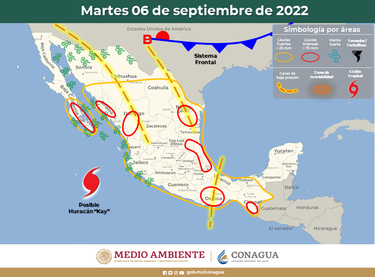 “Kay” toma fuerza; este martes podría convertirse en huracán categoría 2: Juan Espinosa