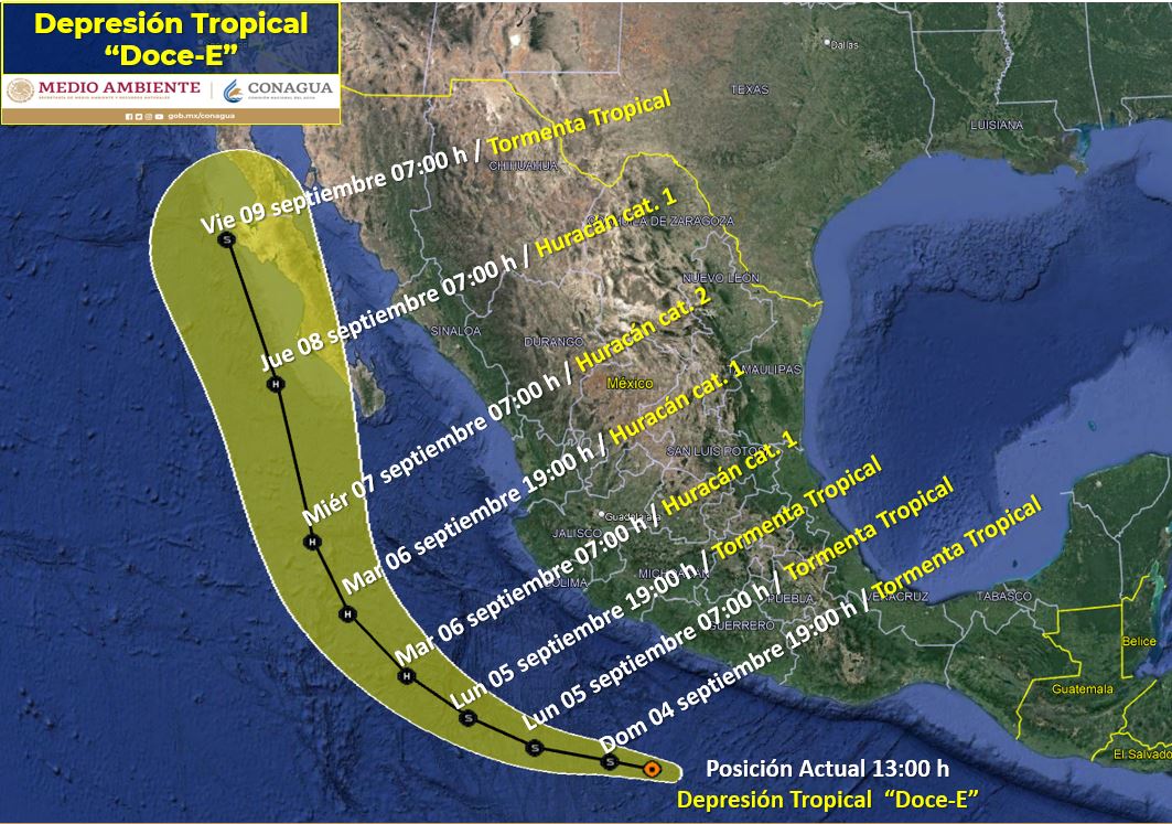 Tormenta tropical Doce-E no viene para Sinaloa: Rocha Moya