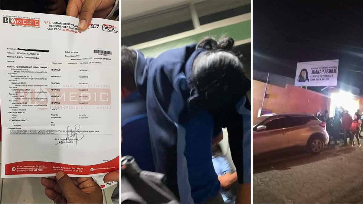 Video: Llegan a urgencias con sus hijos en brazos; reportan más de 100 estudiantes intoxicados con cocaína en Chiapas