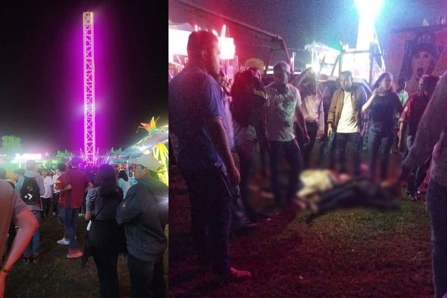 Video: Colapsa juego mecánico en feria de Guerrero; reportan 25 heridos