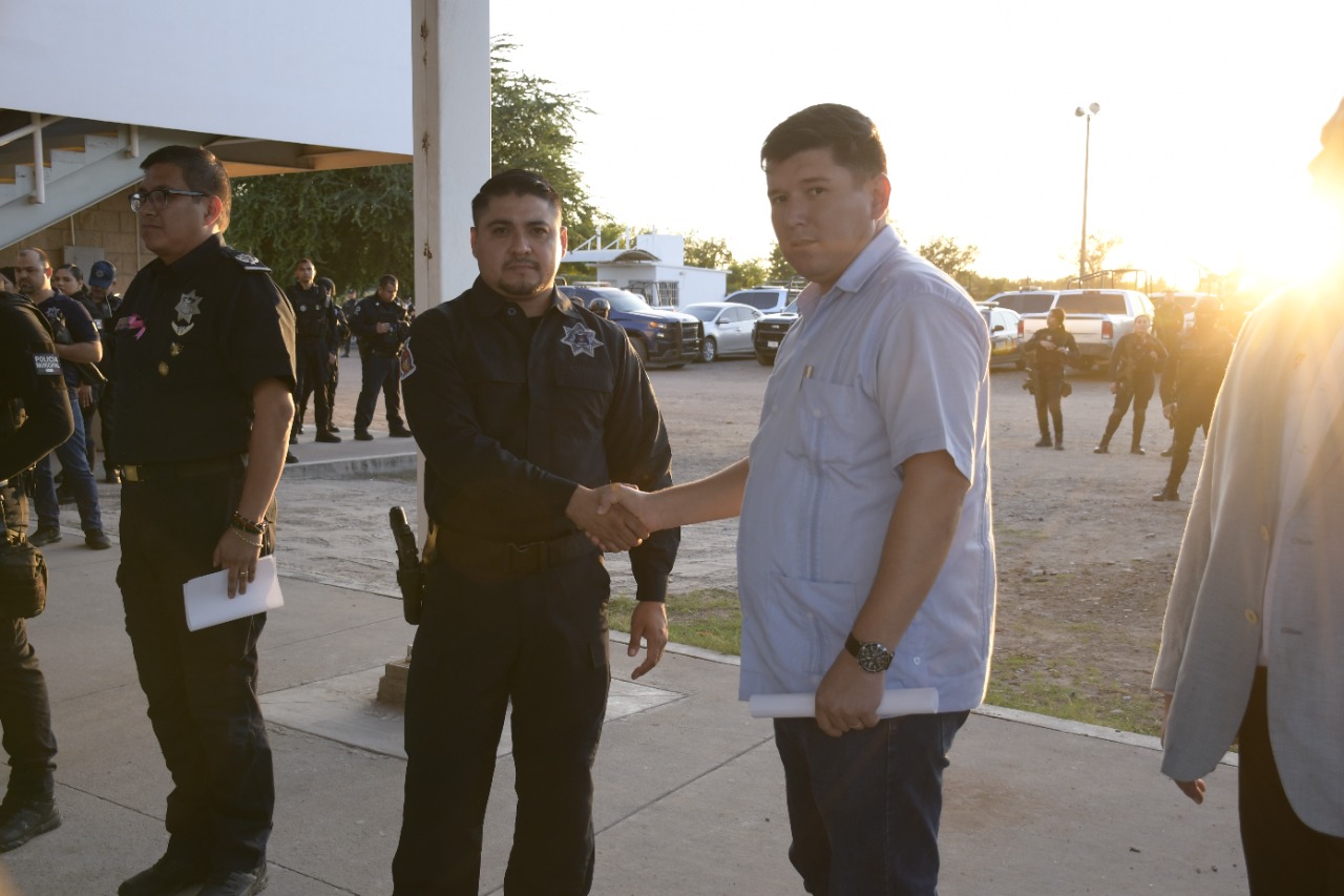 Realizan cambios en la SSPyTM y toma posesión Ernesto Alonso Báez como nuevo director de Policía Municipal