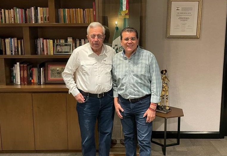 Se reúnen gobernador y nuevo alcalde de Mazatlán; trabajarán coordinados por el bienestar de los mazatlecos