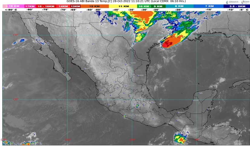 El frente frío No 6 recorre el país y se espera que las temperaturas caigan a -5 grados en la sierra