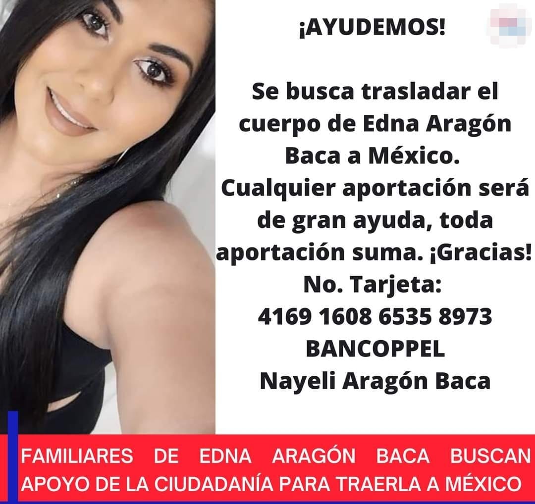 Jovencita sinaloense es asesinada en Estados Unidos y familia pide apoyo para repatriar su cuerpo