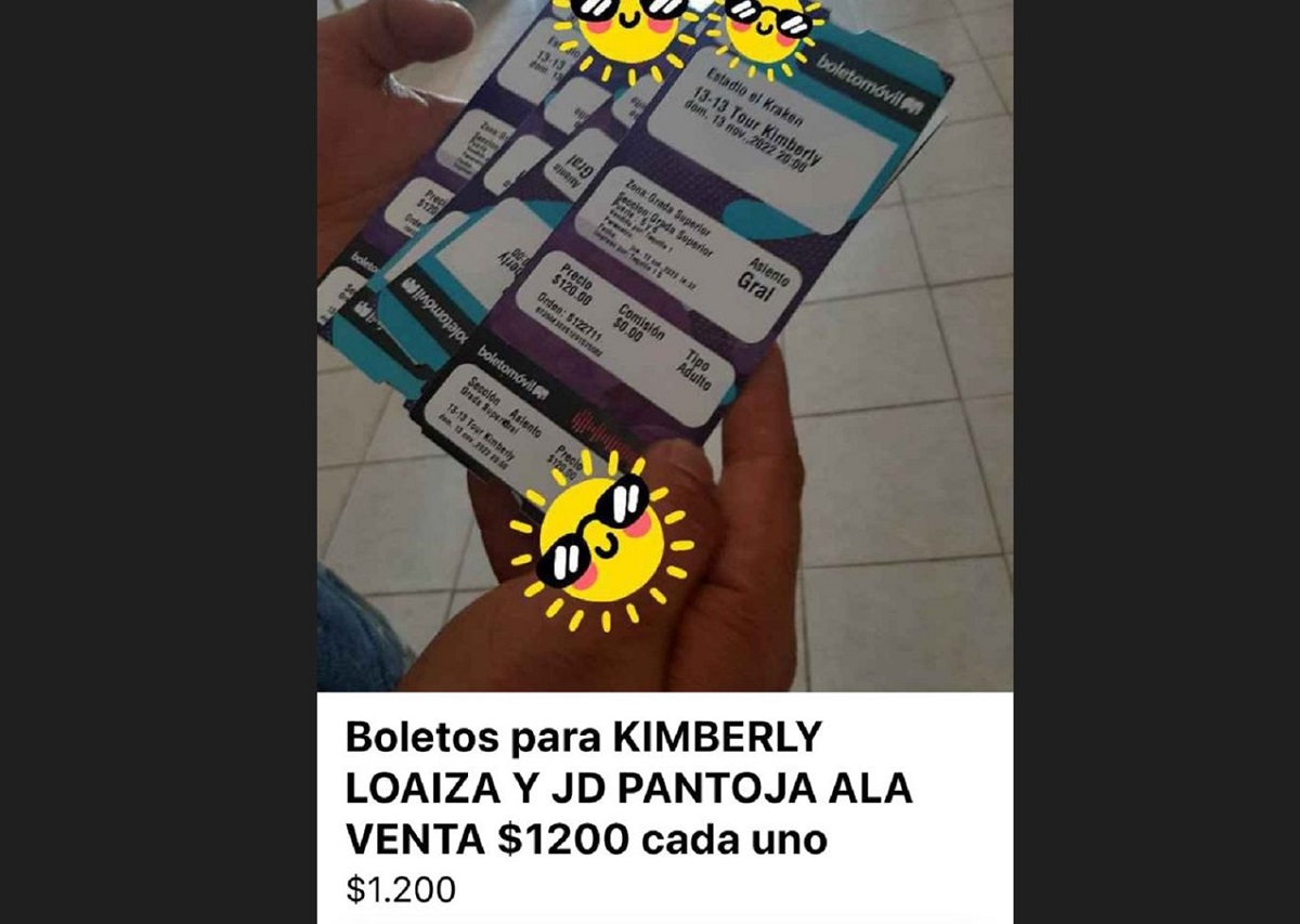 Hasta en mil 200 pesos revenden en redes boletos para concierto de Juan De Dios Pantoja y Kimberly Loaiza en Mazatlán
