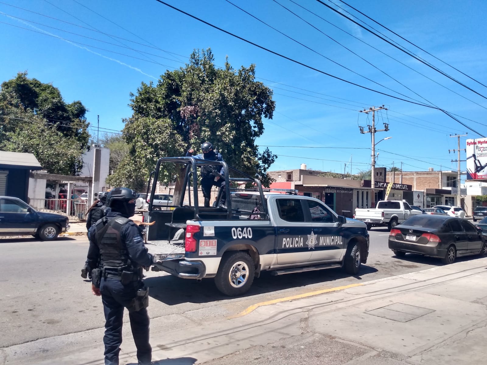 Patrulla de la Policiía Municipal de Guasave