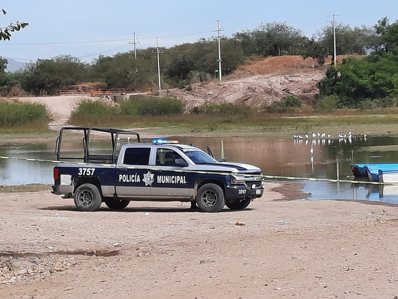 Localizan flotando el cuerpo de una persona en ‘El Dique’, de la sindicatura de Costa Rica, en Culiacán